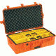 Pelican 1605 Air Protector Case, with Divider, Orange, 016050-0040-150