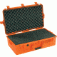 Pelican 1605 Air Protector Case, with Foam, Orange, 016050-0000-150