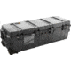Pelican 1740 Series Long Case Crushproof Dry Box, Black w/ 6 Piece Foam Set &amp; Lid
