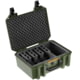 Pelican V300PF5 Vault Universal 5 Pistol Case w/ Foam, OD Green, V300, VCV300-0060-ODG