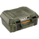 Pelican V100C, Vault Small Handgun Case, With Foam, Olive Drab Green, 12.28" x 12.03" x 5.16" VCV100-0020-ODG