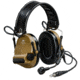 PELTOR 3M, ComTac, VI NIB Headset, Foldable, Single Lead, Standard Dynamic MIc, MI Input, Nato Wiring, Coyote, MT20H682FB-47N CY