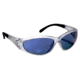 Peltor Safety Glasses, Blue Mirror Lenses, Silver Frame 96838