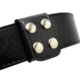 Perfect Fit 1.75in Double Belt Keeper, Plain, Chrome Snap, Black, 204-CH