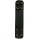 Perfect Fit 1.75in Double Belt Keeper, Plain, Black Snap, Black, 204