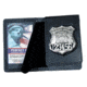 Duty Leather Flip Out Badge &amp; Single ID Case - 3.38''x4.50''