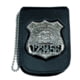 Perfect Fit Recessed Badge &amp; ID Neck Holder w/ Chain - 3.00in x4.50in, 706-3