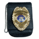 Universal Badge &amp; ID Neck Holder w/ Magnetic Closure &amp; Chain - 2.50''x3.25''