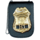 Universal Badge &amp; ID Neck Holder w/ Magnetic Closure &amp; Chain - 2.75''x4.50''