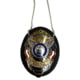 Perfect Fit Universal Oval Badge Clip w/ Snap &amp; Chain, 718-O