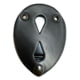 Perfect Fit Universal Teardrop Badge Clip w/ Snap &amp; Chain, 718-T