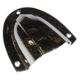 Perko Clam Shell Ventilator - Chrome Plated Brass - 4" x 3-3/4" 55827