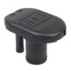 Perko Combination Vented Gas Fill/Tank f/1-1/2" Hose - Straight Neck, 1319DPGBLK