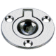 Perko Round Flush Ring Pull 1 5/8in, 1232DP1CHR