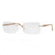 Persol PO2354V Eyeglass Frames 905-54 - Light Gold Frame