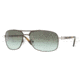 Persol PO2407S Sunglasses 101883-6200 - Matte Brown Frame, Crystal Polarized Green Gradient Photo Lenses