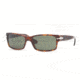 Persol PO2803S Sunglasses 24/31-5816 - Havana Frame, Crystal Green Lenses