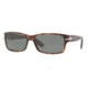 Persol PO2803S Sunglasses 24/58-5816 - Havana Frame, Crystal Green Polarized Lenses