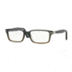 Persol PO2965VM Eyeglass Frames 1012-53 - Dark Grey Gradient Green Brow Frame