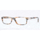 Persol PO3005V Eyeglass Frames 978-51 - Brown Grey Stripped Frame