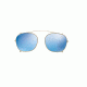 Persol PO3007C Eyewear Accessories 905/55-50 - Light Gold Frame, Blue Mirror Blue Lenses