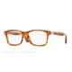Persol PO3014VM Eyeglass Frames 960-52 - Stripped Brown Frame