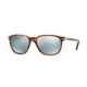 Persol PO3019S Sunglasses 108/30-52 - Caffe Frame, Light Green Mirror Silver Lenses