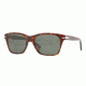 Persol PO3027S Sunglasses 24/31-5318 - Havana Frame, Crystal Green Lenses