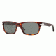 Persol PO3048S Sunglasses 24/31-55 - Havana Frame, Crystal Green Lenses