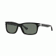 Persol PO3048S Sunglasses 95/31-55 - Black Frame, Crystal Green Lenses