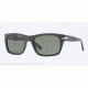 Persol PO3065S Sunglasses 900031-52 - Matte Black Frame, Green Lenses