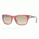 Persol PO3072S Sunglasses 100281-54 - Matte Opal Red Frame, Photo Polar Brown Lenses