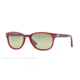 Persol PO3086S Sunglasses 902183-56 - Granato Frame, Photopolar Green Gradient Lenses