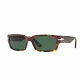 Persol PO3087S Sunglasses 24/31-58 - Havana Frame, Green Lenses