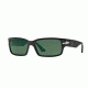 Persol PO3087S Sunglasses 95/58-58 - Black Frame, Green Polarized Lenses