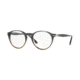 Persol PO3092V Eyeglass Frames 9053-50 - Grad Grey Striped Green Frame
