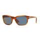 Persol PO3112S Sunglasses 960/56-53 - Striped Brown Frame, Light Blue Lenses
