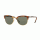 Persol PO3132S Sunglasses 108/58-51 - Caffe' Frame, Polar Green Lenses