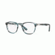 Persol PO3143V Eyeglass Frames 1051-47 - Striped Grey Frame