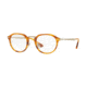 Persol PO3168V Eyeglass Frames 960-48 - Stripped Brown Frame