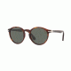 Persol PO3171S Sunglasses 24/31-49 - Havana Frame, Green Lenses