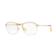 Persol PO7007V Eyeglass Frames 1069-49 - Matte Gold/Gold Frame