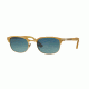 Persol PO8139S Sunglasses 1046S3-52 - Light Horn Frame, Light Blue Gradient Dark Blue Lenses