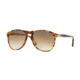 Persol PO9649S Sunglasses 105251-55 - Madreterra Frame, Clear Gradient Lenses