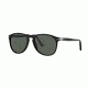 Persol PO9649S Sunglasses 95/31-52 - Black Frame, Crystal Green Lenses