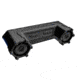 Planet Audio Off Road ATV Sound System 6.5in Marine Speakers Bluetooth LED Bar, Black PATV65