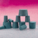 Plasticoid Green Neoprene Stoppers, Solid 9--M350