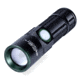 Police Security Flashlights USB Rechargeable 550 Lumens LED Car Flashlight, Black, 97947