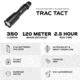 Police Security Flashlights Psf Trac Tact Flashlight White 350 Lum 2aa Batteries 3 Modes