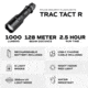 Police Security Flashlights Psf Trac Tact R Flashlight Wht 1000 Lum Rchble 5 Modes W/red